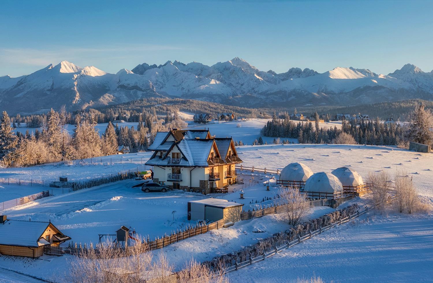 فندق Tatry Mountain Glamp Z Jacuzzi زاكوباني المظهر الخارجي الصورة