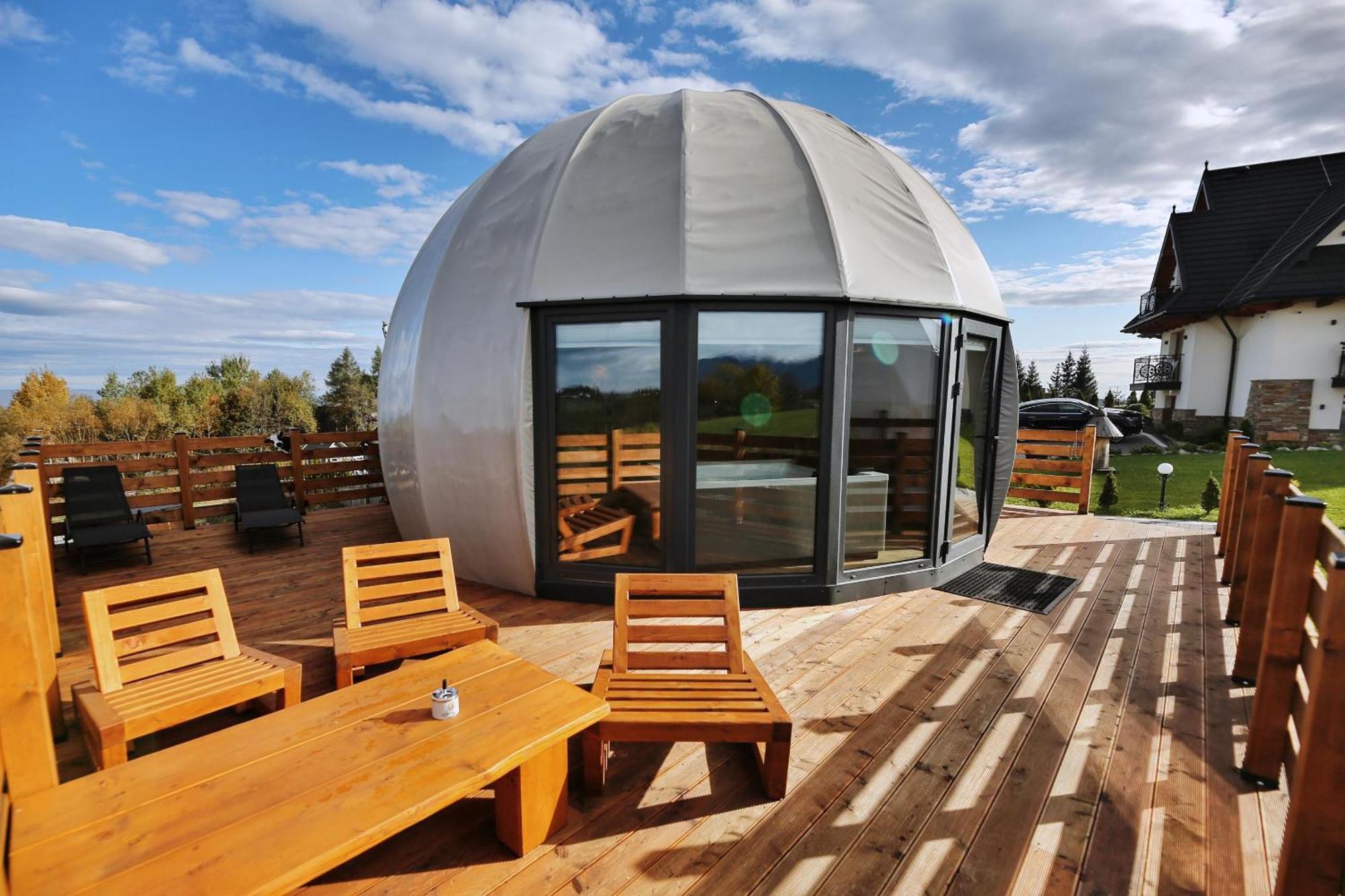فندق Tatry Mountain Glamp Z Jacuzzi زاكوباني المظهر الخارجي الصورة