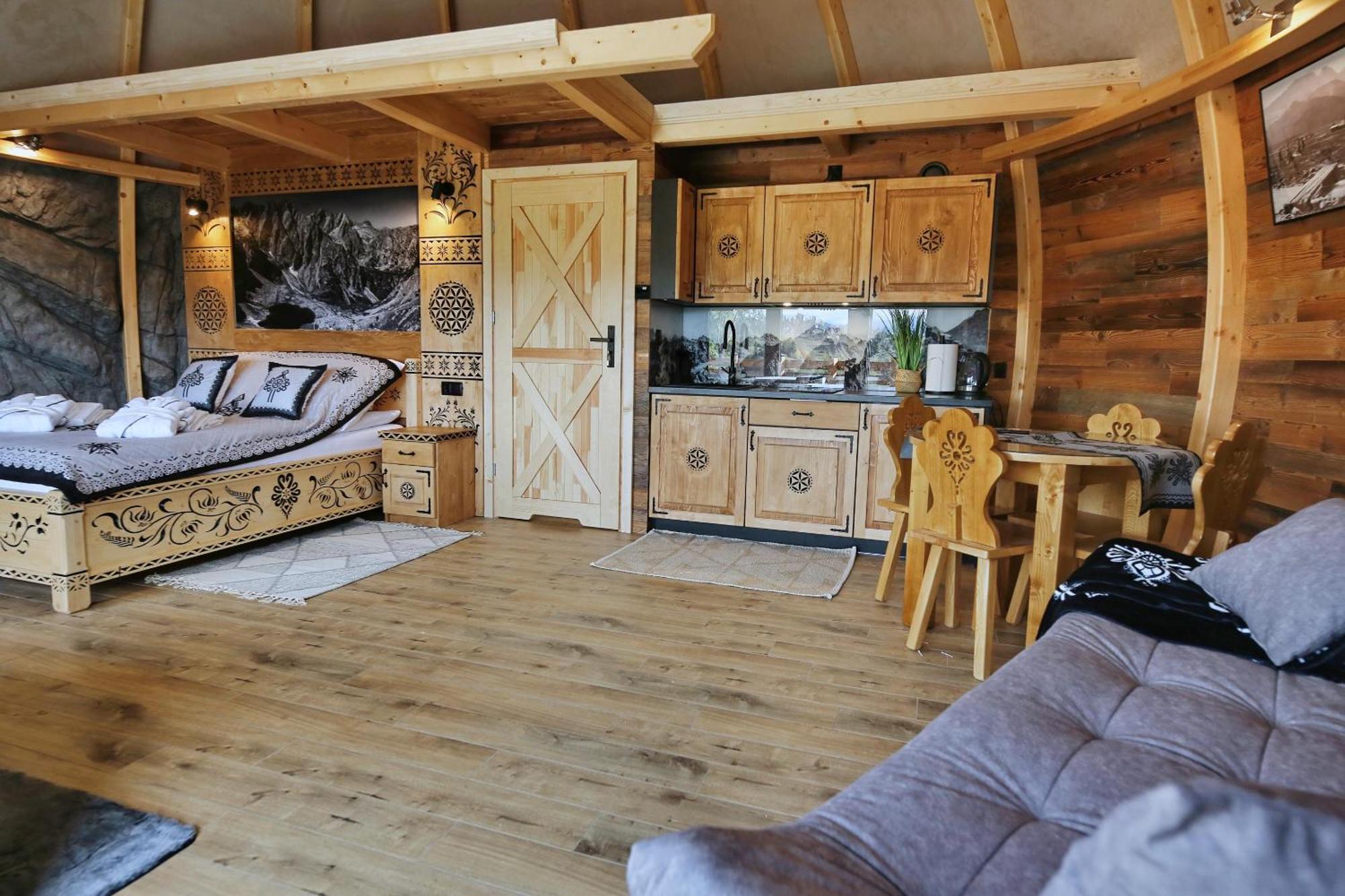 فندق Tatry Mountain Glamp Z Jacuzzi زاكوباني المظهر الخارجي الصورة